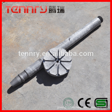 Aluminum Degassing Anti oxidation Treatment Graphite Rotor And Shaft Supplier